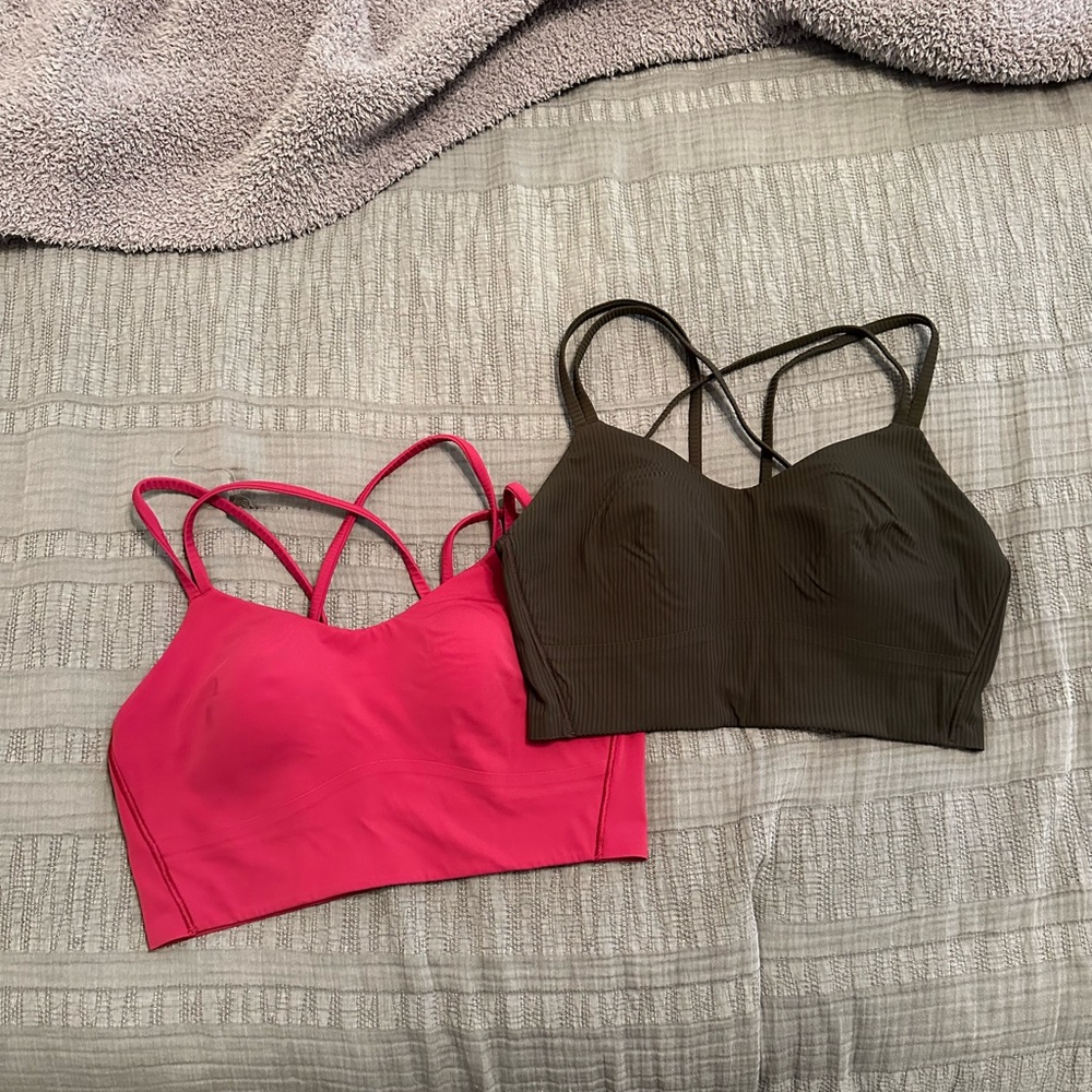 Two Lululemon Sports Bras